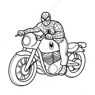 Pagina Para Colorir Motocicleta Do Homem Aranha 114373-50200
