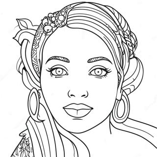 Pagina Para Colorir Mulheres Diversas 114403-50234