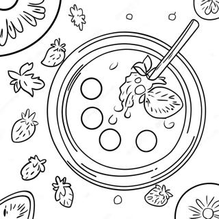 Pagina Para Colorir De Tigela De Smoothie Colorido 114477-50286