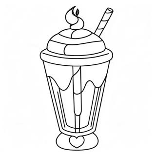 Pagina Para Colorir De Milkshake Delicioso Com Chantilly 114479-50294