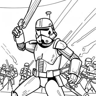 Pagina Para Colorir De Batalha Epica De Arc Trooper 114528-50322