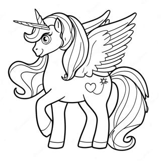 Pagina Para Colorir Da Celestia My Little Pony 114734-50480