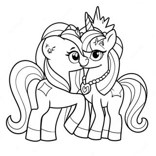 Celestia Meu Pequeno Pônei Páginas para Colorir