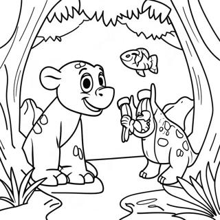 Pagina Para Colorir De Aventura Na Selva Empolgante 114839-50563