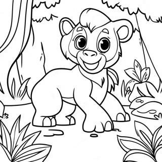 Pagina Para Colorir De Aventura Na Selva Empolgante 114839-50564