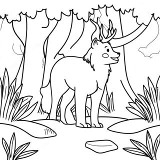 Pagina Para Colorir De Aventura Na Floresta Magica 114840-50567