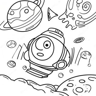 Pagina Para Colorir De Aventura Espacial 114842-50573