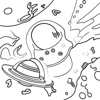 Pagina Para Colorir De Aventura Espacial 114842-50575