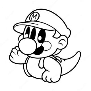 Super Mario Odyssey Cappy Páginas Para Colorir