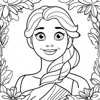 Elsa Frozen 2 Mostre-Se Páginas Para Colorir