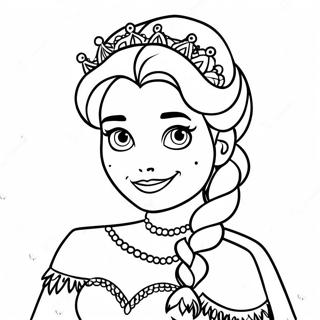 Elsa Frozen 2 Mostre-Se Páginas para Colorir