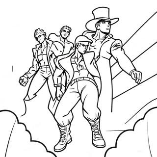 Pagina Para Colorir A Aventura Bizarra De Jojo 115173-50818