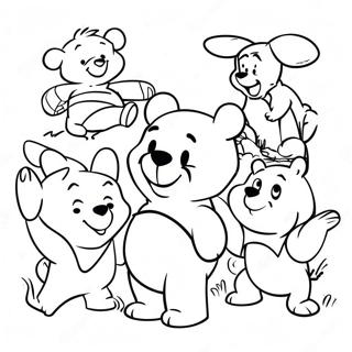 Winnie The Pooh Páginas Para Colorir