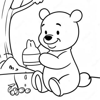 Winnie The Pooh Páginas para Colorir