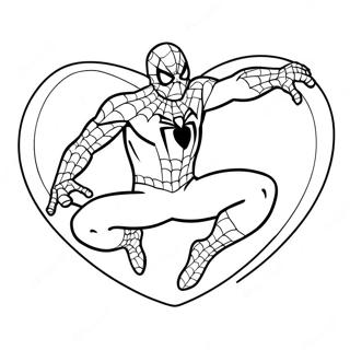 Pagina Para Colorir Do Spiderman No Dia Dos Namorados 115303-50919