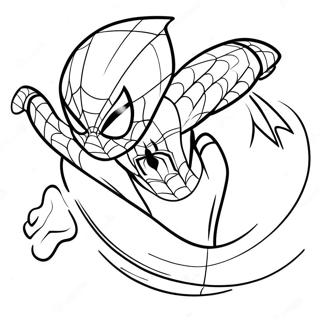 Homem-Aranha Sonic Páginas Para Colorir