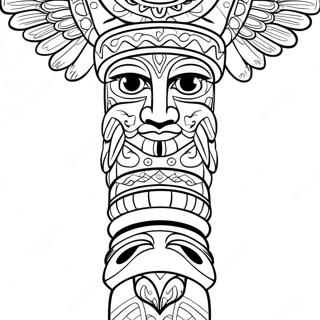 Pagina Para Colorir De Totem Colorido 115537-51107