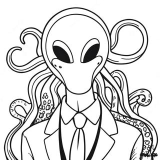 Pagina Para Colorir Do Slenderman Com Tentaculos 115768-51287