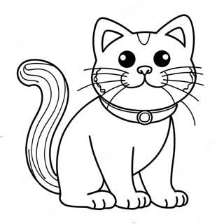 Pagina Para Colorir Crianca Gato Aventureira 115846-51348