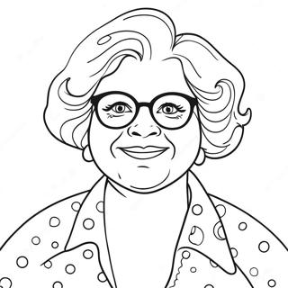 Pagina Para Colorir Tia Engracada 115870-51363