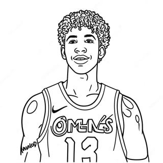 Lamelo Ball Páginas Para Colorir