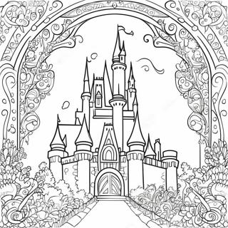 Pagina Para Colorir De Castelo Da Disney Intricado 116002 51473