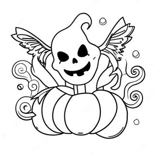 Logotipo Do Halloween Spirit Páginas Para Colorir