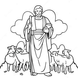Pagina Para Colorir Do Bom Pastor 116439 51800