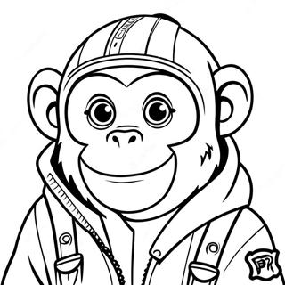 Pagina Para Colorir Do Personagem Macaco Bape 116468 51995