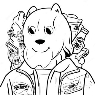 Pagina Para Colorir Do Estilo Streetwear Bape 116469 51834