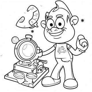 Jimmy Neutron Páginas para Colorir