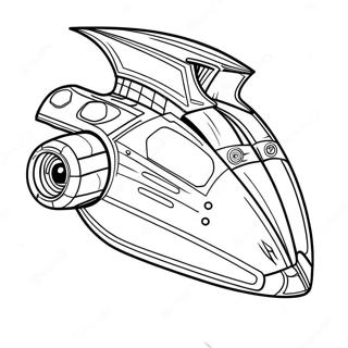 Pagina Para Colorir Nave Espacial Futurista 116799-52245