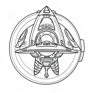 Pagina Para Colorir Nave Espacial Futurista 116799-52246