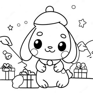 Pagina Para Colorir Do Cinnamoroll No Natal 116823-52261