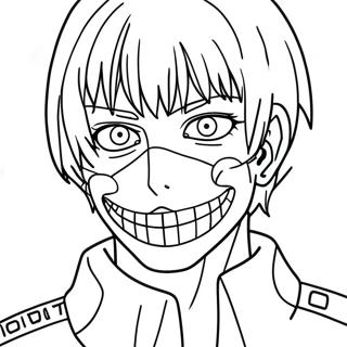 Tokyo Ghoul Páginas Para Colorir