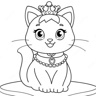 Pagina Para Colorir Da Princesa Gatinha 117030-52422