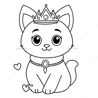 Pagina Para Colorir Da Princesa Gatinha 117030-52423