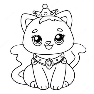 Pagina Para Colorir Da Princesa Gatinha Brilhante 117031-52426