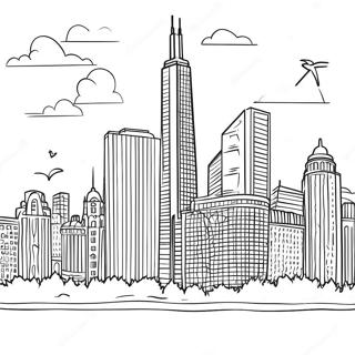 Chicago Páginas Para Colorir