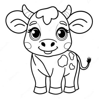 Bezerro Com Olhos Grandes Pagina Para Colorir 11715-1021