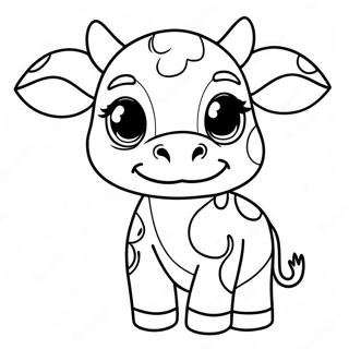 Bezerro Com Olhos Grandes Pagina Para Colorir 11715-1022