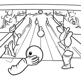 Pagina Para Colorir Da Acao Do Torneio De Boliche 117187-52550