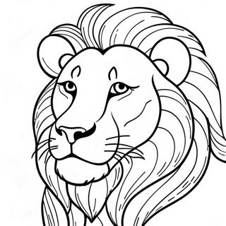 Pagina Para Colorir Do Leao Majestoso 117390-52699