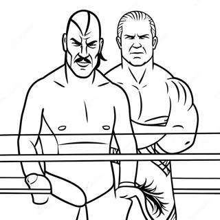 Pagina Para Colorir De Uma Luta Pelo Campeonato Da Wwe 117468 52764
