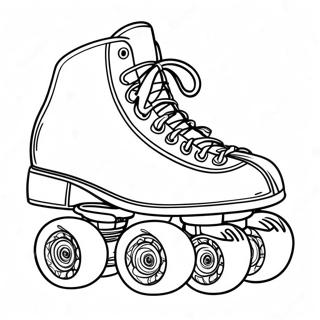 Pagina Para Colorir De Design Vintage De Patins 117756-52985
