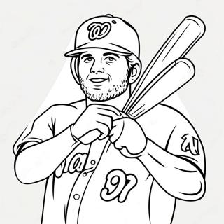 Pagina Para Colorir Do Bryce Harper 117777-52990