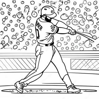 Pagina Para Colorir Do Bryce Harper Fazendo Um Home Run 117778-52994