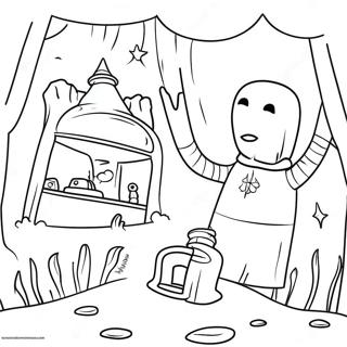 Pagina Para Colorir Do Mundo Fantastico Dos Pequenos Pesadelos 117910-53106