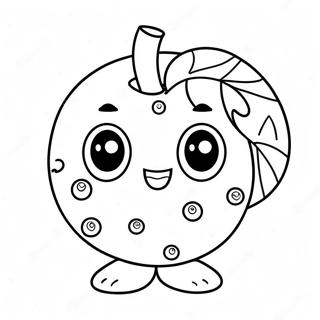 Pagina Para Colorir Do Personagem Fofo De Mirtilo 117933-53114