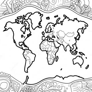 Pagina Para Colorir Do Mapa Mundi Colorido 117959-53134